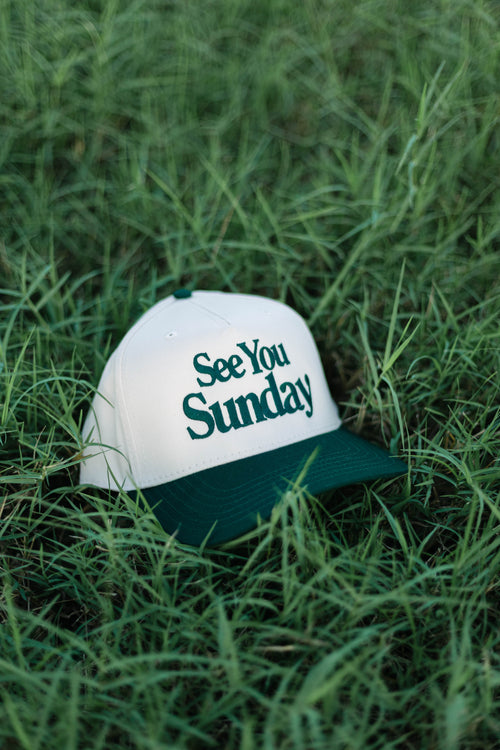 see you sunday cap