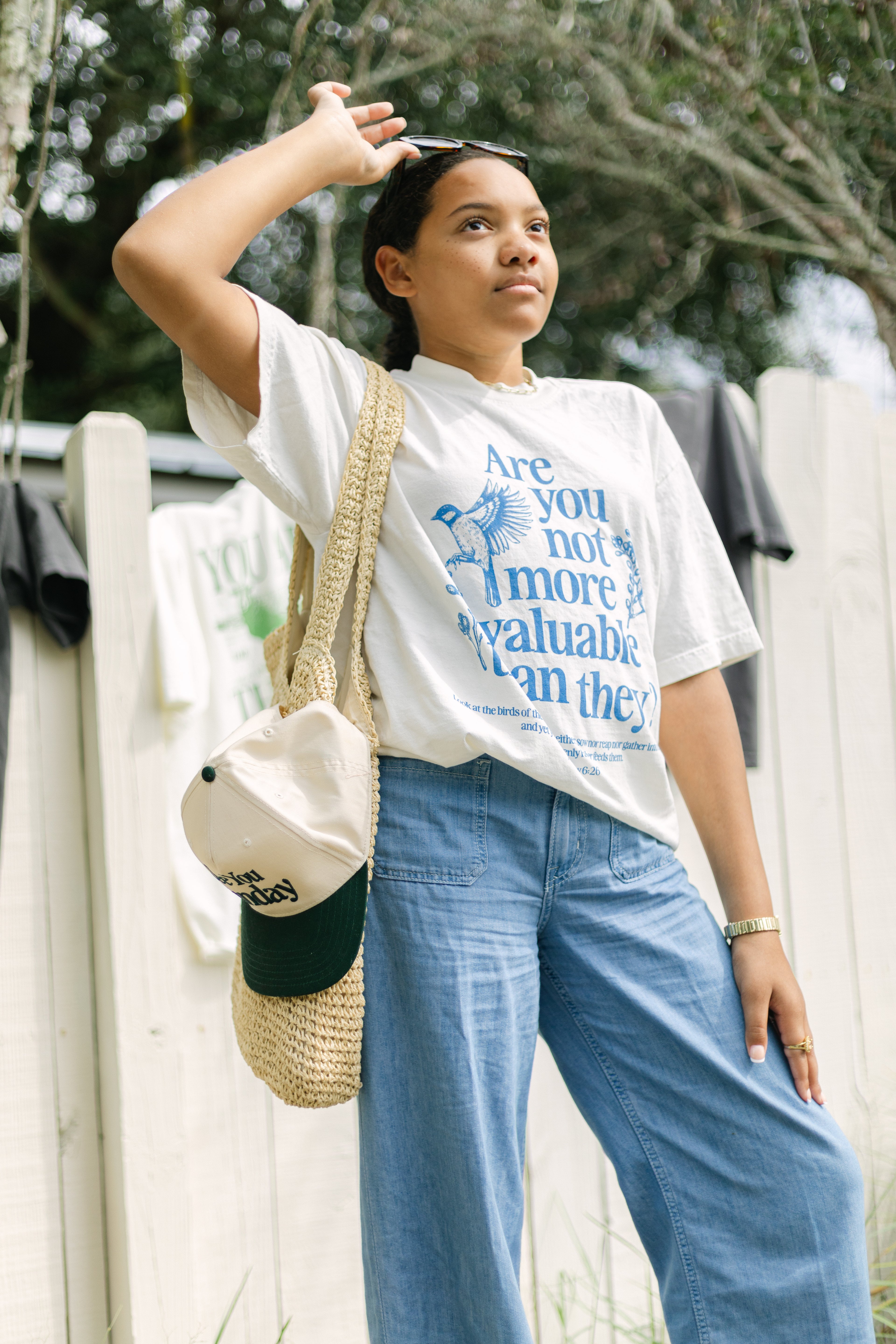 look at the birds tee